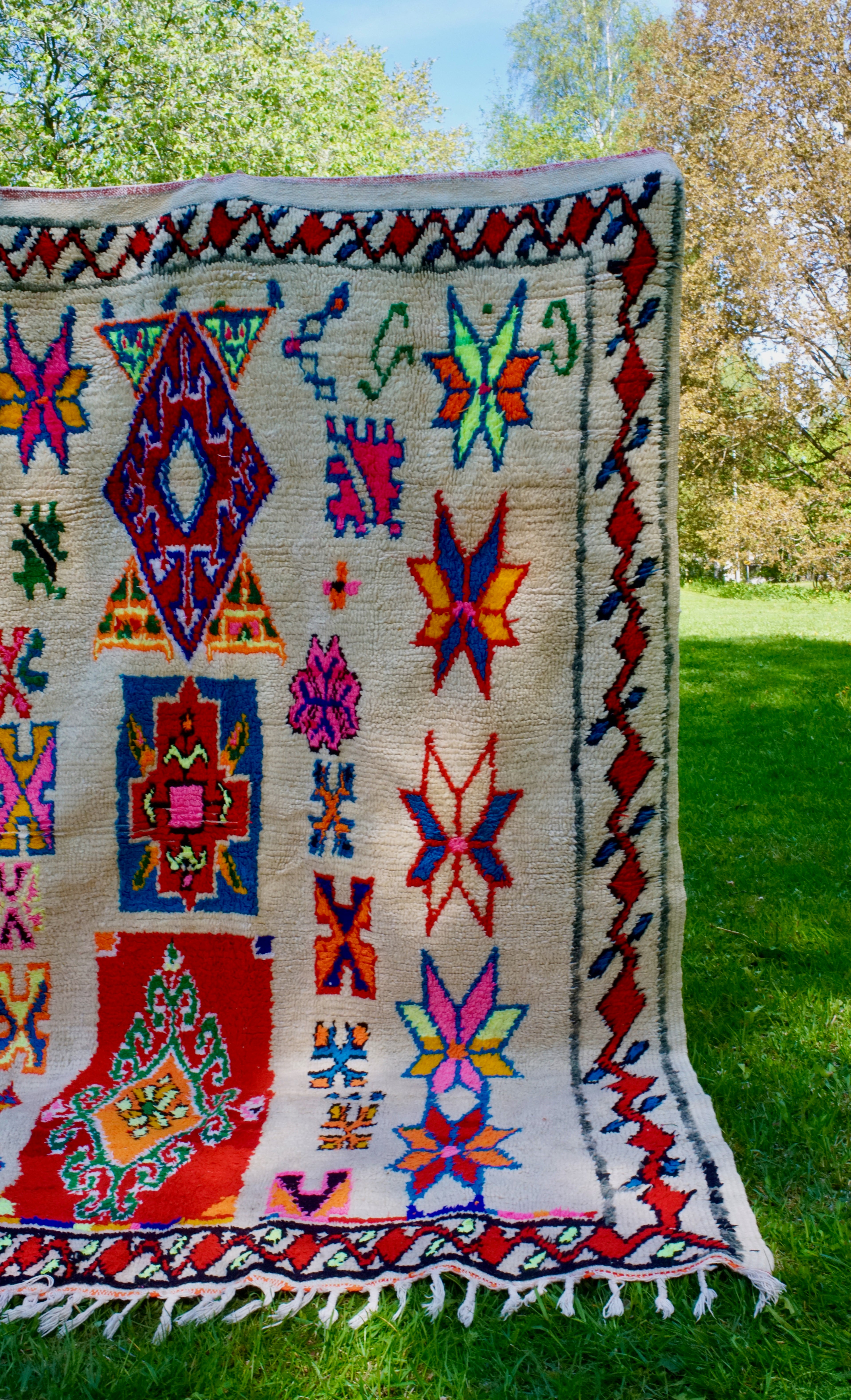 Marokkolainen vintage Azilal berbermatto 190x142