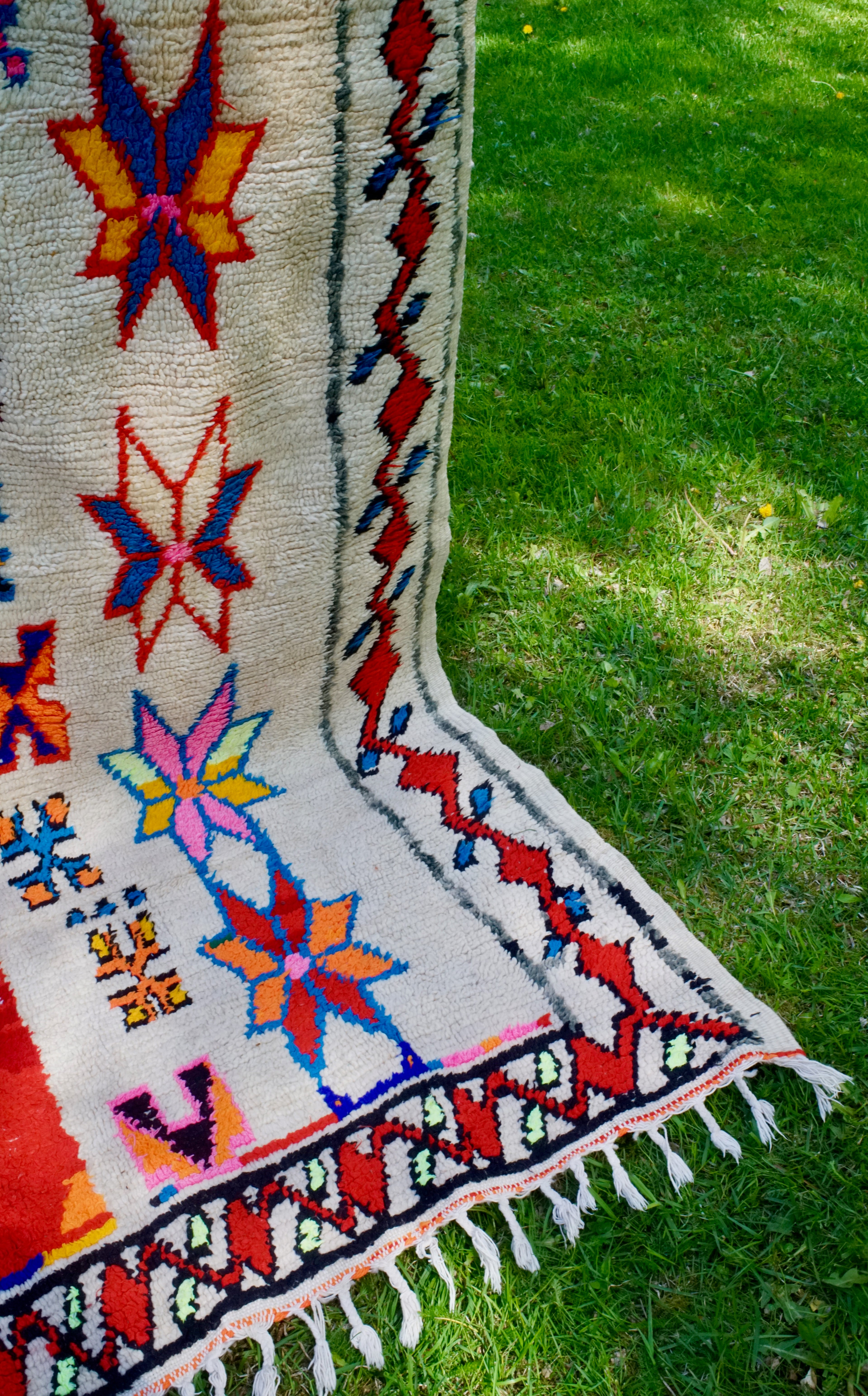 Marokkolainen vintage Azilal berbermatto 190x142