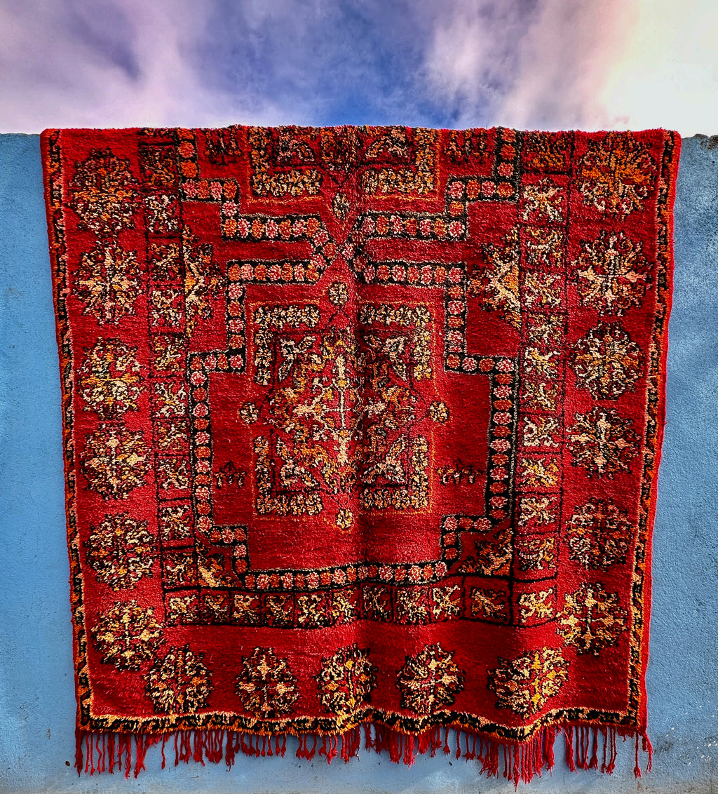 Marokkolainen vintage Khenifra berbermatto 324x214