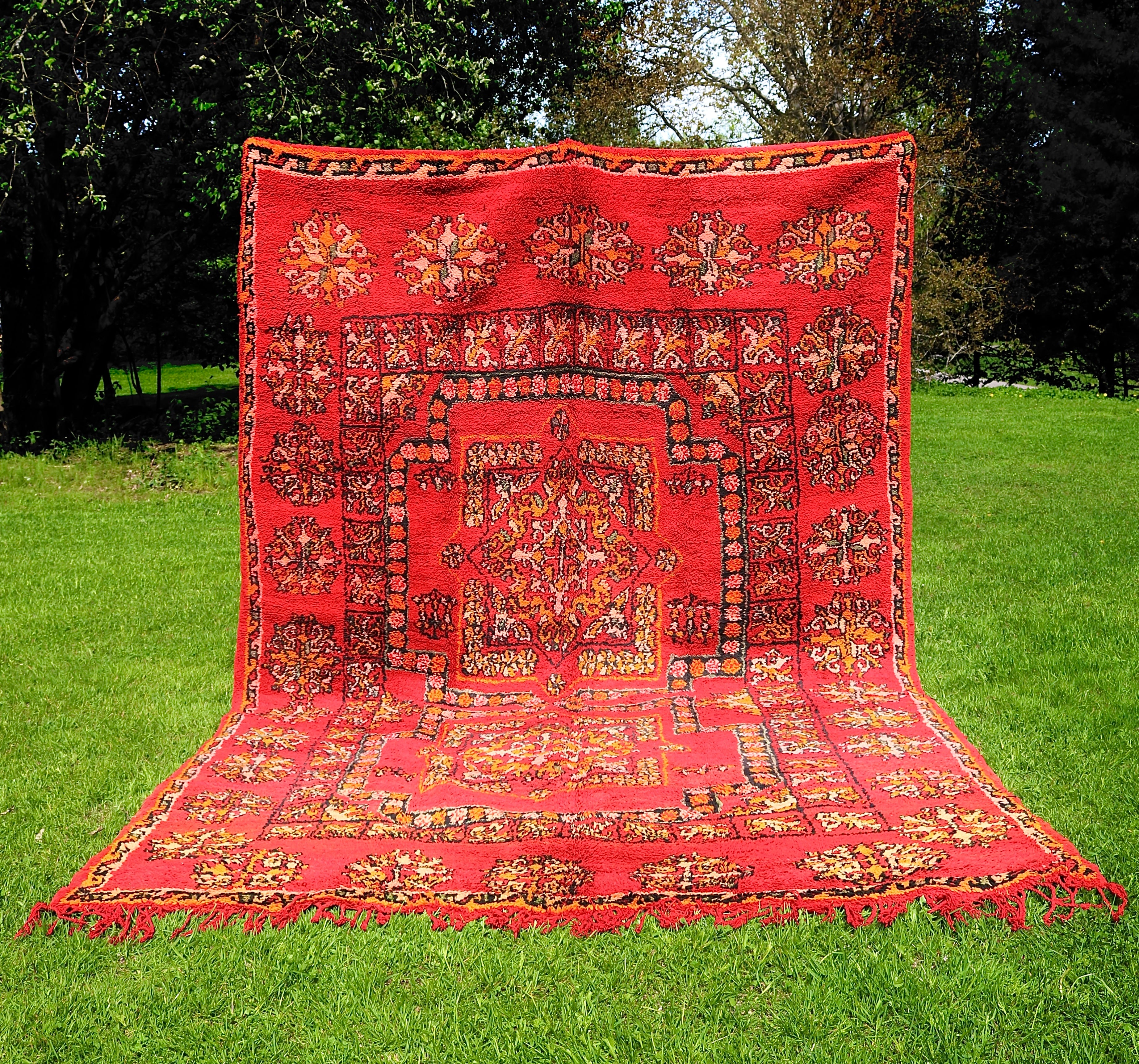 Marokkolainen vintage Khenifra berbermatto 324x214