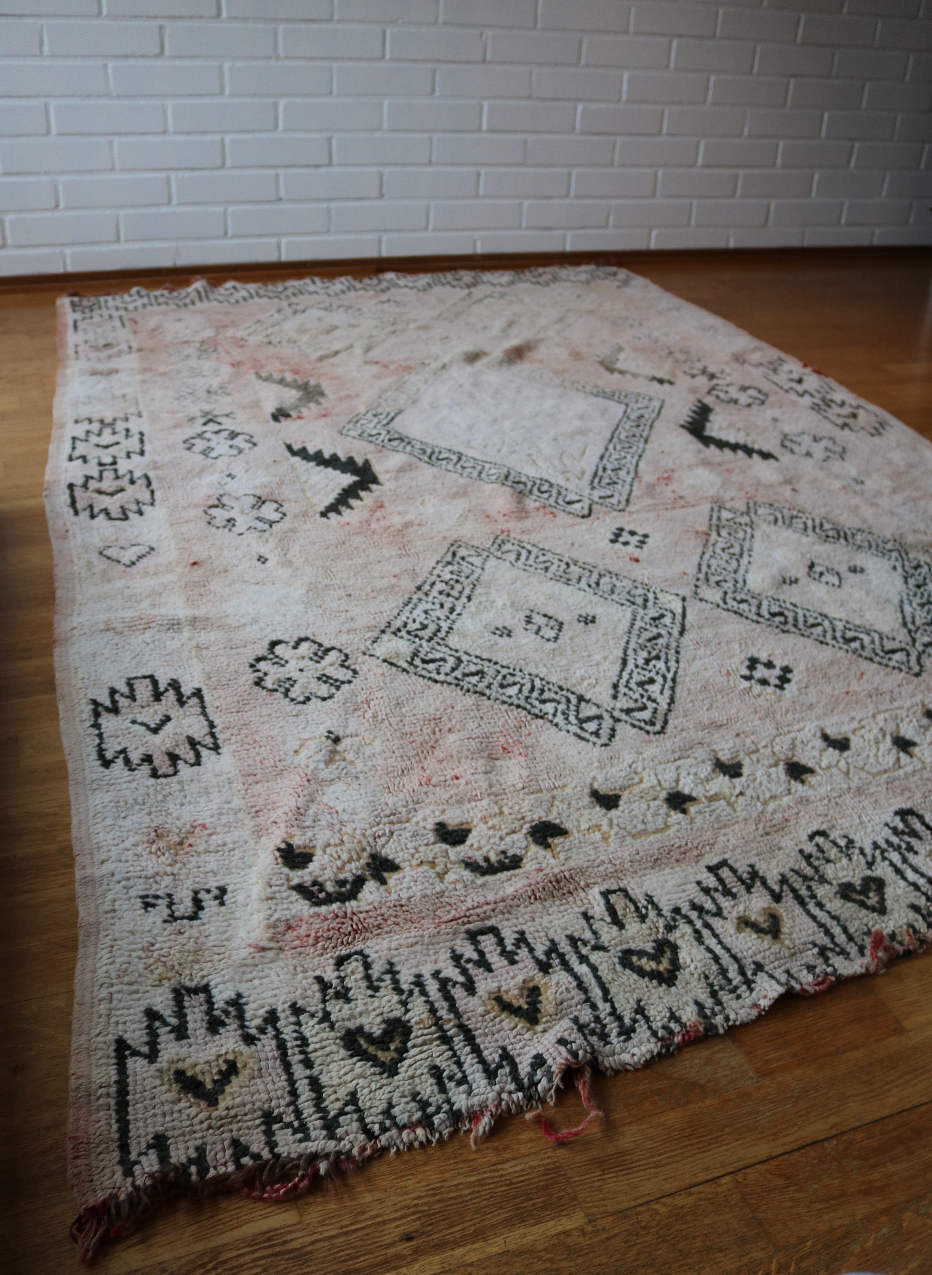 Marokkolainen vintage Azilal berbermatto 250x165