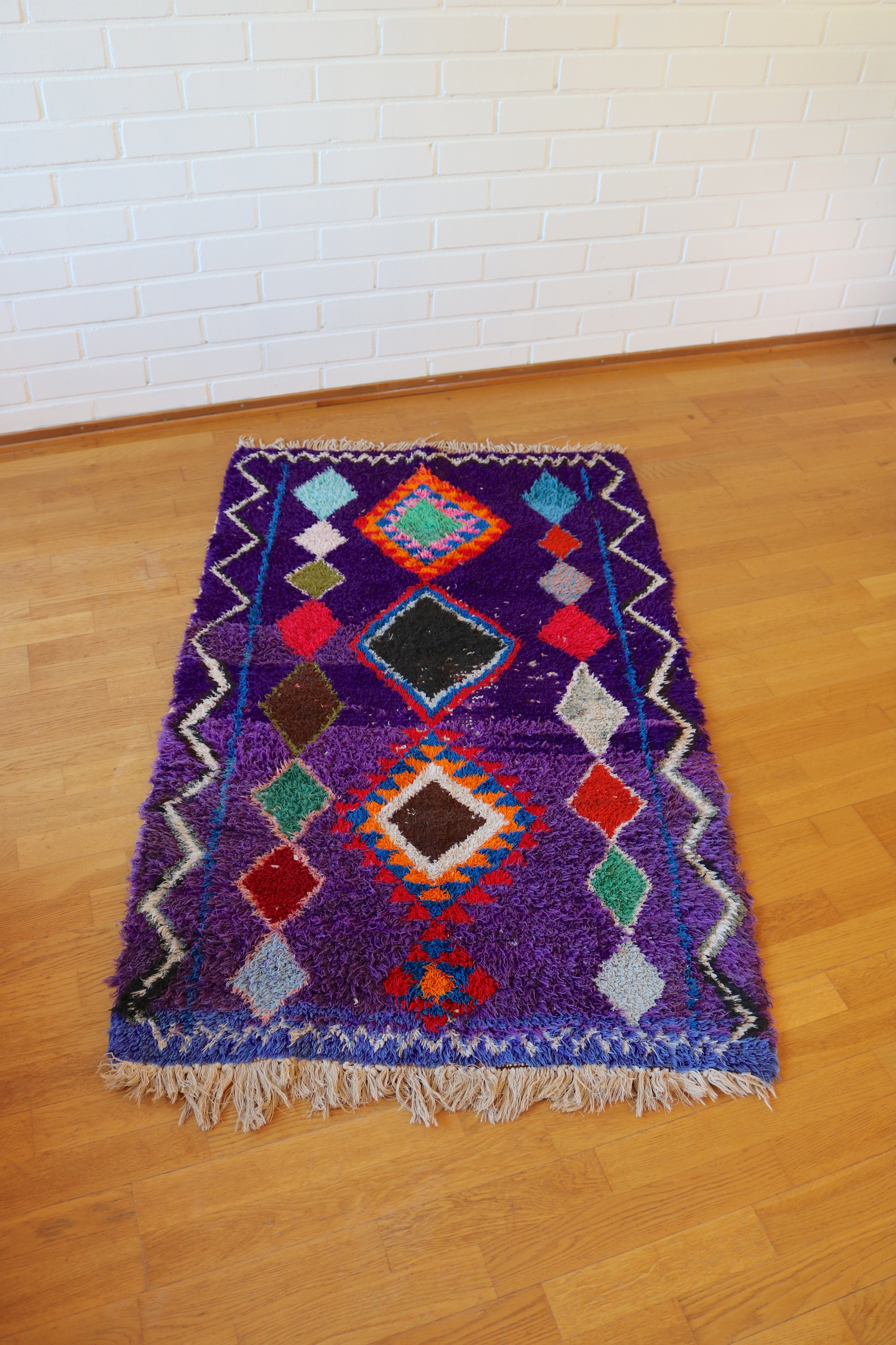 Marokkolainen vintage Azilal berbermatto 157x97