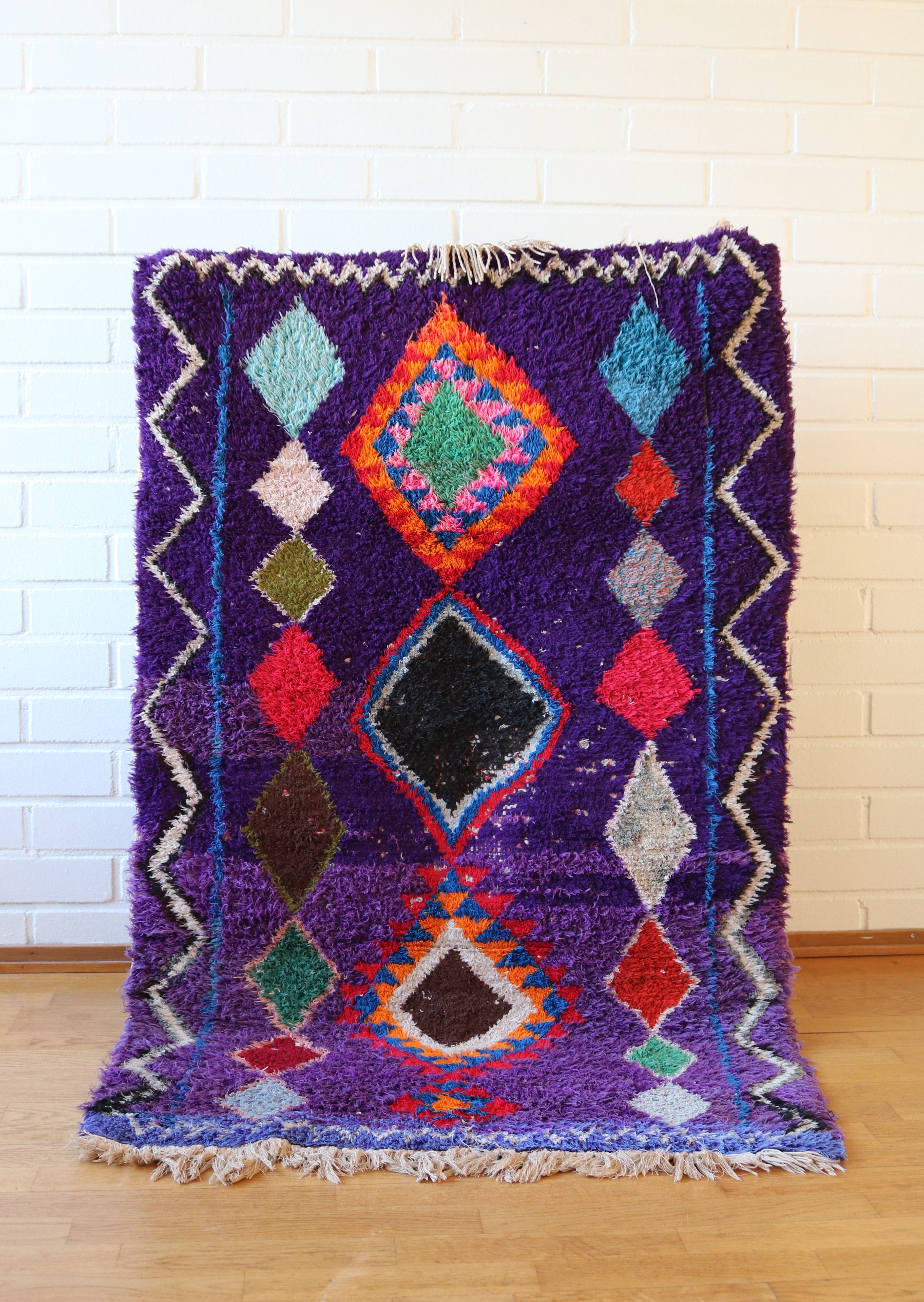 Marokkolainen vintage Azilal berbermatto 157x97