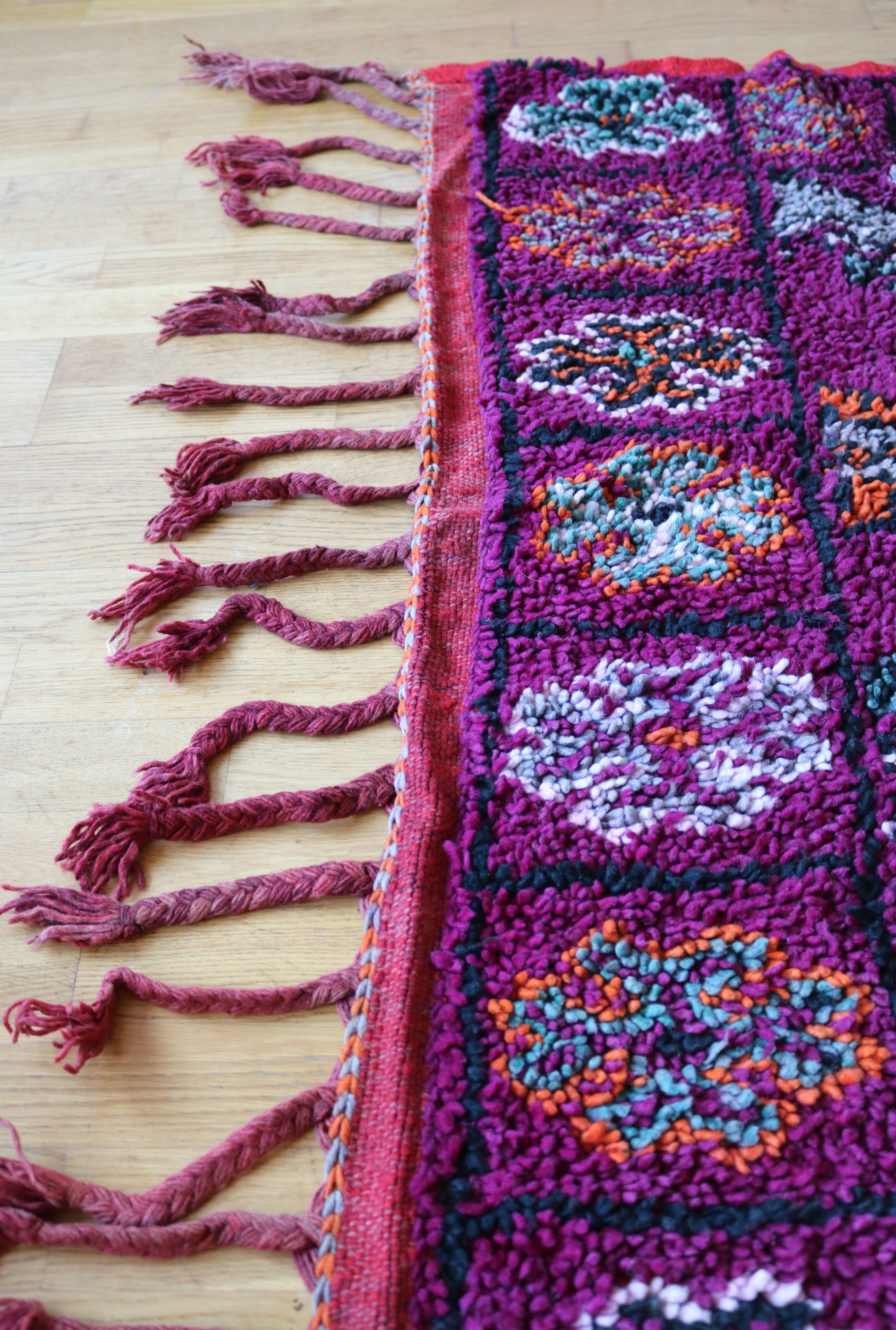 Marokkolainen vintage Beni Mellal berbermatto 361x184